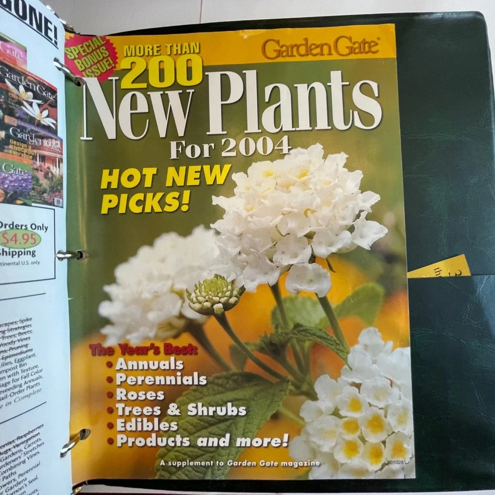 Garden Gate Magazine 2004 Full Year Issues 55-60 with Green Collector Binder